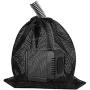 1Pcs Pump Barrier Bag, Black with Drawstring Pond Pump Filter Bag for Pond biofilters Aquarium Filtration and Outdoor Swimming Pool Media Bags(11.8