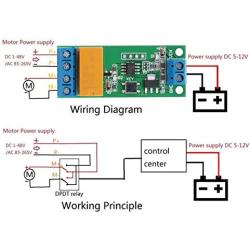 DC Motor Reverse Polarity Module 5/6/9/12V Time Adjustable DPDT Delay Relay 2A Drive Current