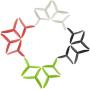 Upgraded Propellers Three Blades Main Blade Propeller Motors with Metal Gears for Hubsan H502E H502S Drone Replacement CCW CW RC Quadcopter Spare Parts Set (4 Colors)