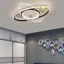 CATA-MEDICA Ceiling Fan with Light 3-Speed Timing Flush Mount Lighting Fixtures Acrylic 3-Color Fan Lamp 48W Nordic Remote Control Ceiling Light with Fan for Indoor Living Bed Room Small Space