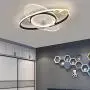 CATA-MEDICA Ceiling Fan with Light 3-Speed Timing Flush Mount Lighting Fixtures Acrylic 3-Color Fan Lamp 48W Nordic Remote Control Ceiling Light with Fan for Indoor Living Bed Room Small Space