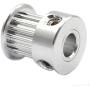 RuiLing 2pcs GT2 Aluminum Alloy Synchronous Wheel 3D Printer Accessories 20 Teeth Bore 5mm Timing Pulley for Width 6mm Open Timing Belt