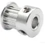 RuiLing 2pcs GT2 Aluminum Alloy Synchronous Wheel 3D Printer Accessories 20 Teeth Bore 5mm Timing Pulley for Width 6mm Open Timing Belt