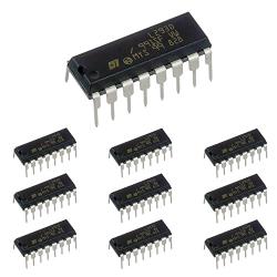 BOJACK 16-pin IC Stepper Motor Drivers Controllers L293 L293D （Pack of 10 Pcs）