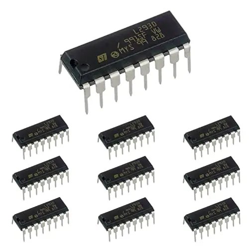 BOJACK 16-pin IC Stepper Motor Drivers Controllers L293 L293D （Pack of 10 Pcs）