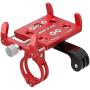 Bike & Motorcycle Phone Mount Aluminium Bicycle Handlebar Phone Holder with Action Camera Mount Compatible with GoPro Camera Models,Compatible with iPhone 11 Pro Max Galaxy S20 (red)