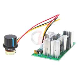 PWM Fan Motor Speed Controller Module 1200W 20A DC 12V/24V/36V/48V/60V 25KHZ Soft Start Speed Control Switch Power Regulator