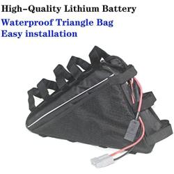 Wnicek 72V 20AH 30AH 40Ah E-Bike Battery Li-ion Triangle Battery Pack with Fast Charger and Triangle Bag for Electric Motorcycle/Electric Bike 500W-2800W Motor Lithium Battery