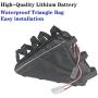 Wnicek 72V 20AH 30AH 40Ah E-Bike Battery Li-ion Triangle Battery Pack with Fast Charger and Triangle Bag for Electric Motorcycle/Electric Bike 500W-2800W Motor Lithium Battery