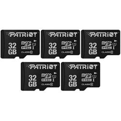 Patriot LX Series Micro SD Flash Memory Card 32GB - 5 Pack