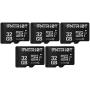 Patriot LX Series Micro SD Flash Memory Card 32GB - 5 Pack