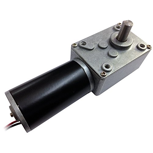 TSINY High Torque 12 Volt 80 RPM DC Worm Gear Motor for BBQ Drive Replacement