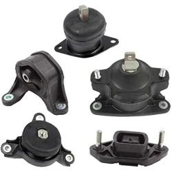 ADVANCE IGNITION Engine Motor and Manual Transmission Mount with Bracket Compatible with 08-13 for Honda Accord Acura TSX 2.4L Set of 5PCS A4565 A4572 A65011 A4561 A45947 2008 2009 2010 2011 2012