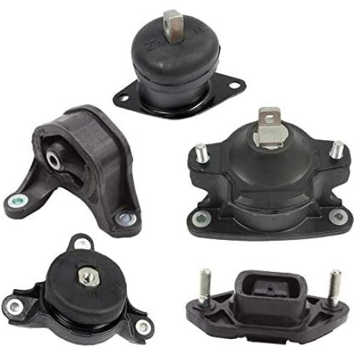 ADVANCE IGNITION Engine Motor and Manual Transmission Mount with Bracket Compatible with 08-13 for Honda Accord Acura TSX 2.4L Set of 5PCS A4565 A4572 A65011 A4561 A45947 2008 2009 2010 2011 2012