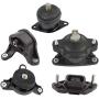 ADVANCE IGNITION Engine Motor and Manual Transmission Mount with Bracket Compatible with 08-13 for Honda Accord Acura TSX 2.4L Set of 5PCS A4565 A4572 A65011 A4561 A45947 2008 2009 2010 2011 2012
