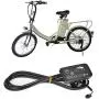 Panneau LCD Contrôleur d'Écran LED pour Vélo Électrique, Kit avec Moteur Sans Balais 810, Ebike, Câble à 5 Fils. Panneau LCD Contrôleur d'Écran LED pour Vélo Électrique, Kit avec Moteur Sans Balais 810, Ebike, Câble à 5 Fils.