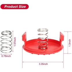 Eyoloty CMZST120SC CMZST0653 CMZST065 Replacement Spool Cap + Spring Compatible with Craftsman CMCST900 CMESTA900 CMESTE920 CMEST913 CMCST98020 CMESTHOS912 CMCST910 Weedwacker String Trimmers