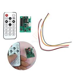 DC 4V-6V Stepper Motor Driver Controller Integrated Board 2-Phase 4-Wire Speed Adjustable with Remote Control