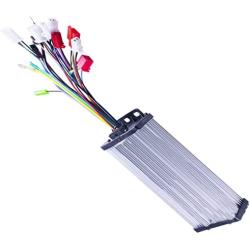 Vehjunc Brushless Motor Controller 18tube 48V 60V 72V 1000W 1500W Electric Bicycle E-Bike Scooter Brushless DC Motor Speed Controller 60/120 Degree 42-45A