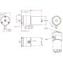 DC 12V Motor Mini Vacuum Pump 370 Micro Air Pump Booster Pump Medical Pump Negative Pressure Suction Pumping Booster With Inlet And Vent,2 PCS