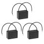 uxcell Ceiling Fan Capacitor CBB61 14uF 250V AC 2 Wires Metallized Polypropylene Film Capacitor 47x34x22mm for Electric Fan Pump Motor Generator 3Pcs