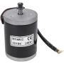 Brushed Motor, MY6812 12V 120W High Speed Small Brush Motor with Belt Pulley Electric Scooter E Bike Accessory
