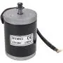 Brushed Motor, MY6812 12V 120W High Speed Small Brush Motor with Belt Pulley Electric Scooter E Bike Accessory
