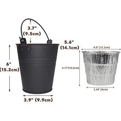 QuliMetal Grill Auger Motor and Drip Bucket with 15-Pack Disposable Foil Liners for for All Pit Boss, Camp Chef & Traeger Wood Pellet Grills (Except PTG)