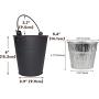 QuliMetal Grill Auger Motor and Drip Bucket with 15-Pack Disposable Foil Liners for for All Pit Boss, Camp Chef & Traeger Wood Pellet Grills (Except PTG)