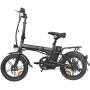 Jieoto E-Bike Lithium Ion Battery 48V 18AH with 3A Charger Battery for Folding Electric Bike for 800W/500W/350W/200W Motor, Conversion Kit Electric Bicycles