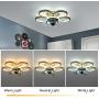 Ceiling Fan with Lights,20 Inch,3 Color Temperatures,3 Gear Wind Speed Fan,Ceiling Fans with Lights and Remote,Ceiling Lights with Fan for Dining Room,Celingfans with Light,Bedroom Ceiling Fan
