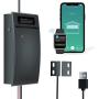 zegoal Smart Wi-Fi Garage Door Opener Remote, APP Control, Compatible with Alexa, Google Assistant, No Hub Needed with Smartphone Control (Black), wifi smart garage door opener