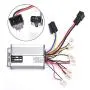 Aftermarket Controller 48v 1000w for Brushed Electric Motor Engine Scooter with Black Battery Connector Terminal