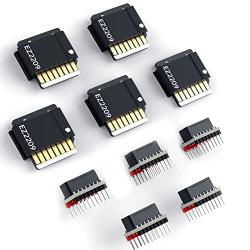BIGTREETECH EZ2209 V1.0 Stepper Motor Driver, 5pcs Stepstick Mute EZ2209 with Stepper Driver Adapter Compatible with SKR 3/SKR V1.4 Turbo/Octopus 3D Printer Controller Main Boards