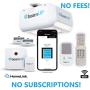 beamUP Centurion - BU800 - Two Car Garage Door Opener, Smart Home Garage Opener - Alexa Enabled, Garage Security Sensors Included, No Subscription Fees - White