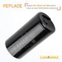 Canamax 161-193 uf/MFD 110-125 VAC ±20% 50/60 Hz CD60 Round Motor Well Pump Start Capacitor - Replacement for Central Air-Conditioners, Heat Pumps, Condenser Fan Motors, Refrigerators, Washers