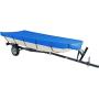 iCOVER 14ft Jon Boat Cover- Water Proof Heavy Duty Trailerable Jon Boat Cover,Fits Jon Boat 14ft Long and Beam Width up to 70in, Blue Color, JB6202B-1
