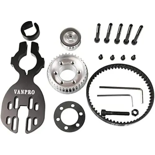 vanpro DIY Electric Skateboard Brushless Motor Mount Bracket /80MM 90MM 97MM 100MM Pulley Wheel KIT Belt 5M vanpro DIY Electric Skateboard Brushless Motor Mount Bracket /80MM 90MM 97MM 100MM Pulley Wheel KIT Belt 5M