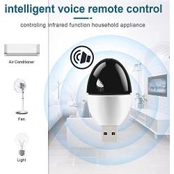 DIDseth Voice Remote Control，Universal Infrared, Intelligent Hands-Free Noise Reduction Design Voice Control, No WiFi or Bluetooth Required, Smart Voice Controlling Air Conditioners & Fans, Lights