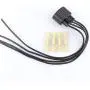 WPT688 HVAC Blower Motor Resistor Connector Plug Wiring Harness Pigtail Compatible with Explorer Escape Expedition Mustang Fiesta F-150, Lincoln Mark Lt Navigator, Mercury Mariner 3U2Z14S411ZEA