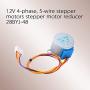 DC 12V Gear Motor Encoder Speed Reduction Gearbox Stepper Motor Reducer Replacement Motor 28BYJ-48 Mini Stepper Motor
