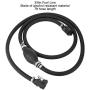 Marine Johnson 3/8in Boat Motor Fuel Gas Hose Line Assembly Primer Bulb Connector
