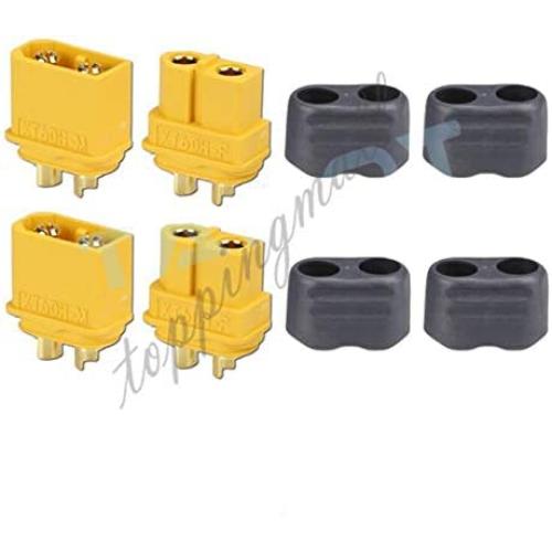 Vehicles-OCS Occus XT60 Battery Plug ESC Anti Slip Motor to ESC Connector 3 Pairs Antiskid Plug for Drone Boat Quadcopter TL10152-A YLBZ A