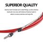 Yinlowa Replacement Dometic SeaStar Control Cable Type 3300/33C Universal for Yamaha Outboard Motor Honda Teleflex Marine Boat Cable Replace SeaStar Solutions Remote Control Throttle Shift Cable,10ft
