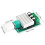 FTVOGUE PWM DC Motor Speed Controller DC12V-30V Motor Controller Board Large Power Speed Temperature Light Regulator Switch,Motor Equipment Accessories