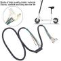 Keenso General Motor Wire, Plastic General Motor Wire Scooter Motor Wiring Harness for Xiao-mi M365 / Pro