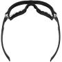 Birdz Eyewear Gasket Safety Padded Motorcycle Sport Sunglasses Black with Clear Lens