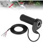 Yosoo Health Gear Motorcycle Twist Speed Throttle Grip, Universal Electric Bike Throttle Speed Control with 3 Wires for E-Bike Electric Scooters