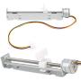 Electric Linear Guide Rail Motion Slide Actuator Module 80mm Stroke Driven by 2Phase 4Wire Stepper Motor for DIY CNC Linear Position Kit Engraving Machine