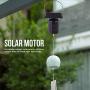 Motor Solar, Solar Powered EcoFriendly Motor Wind Ornament Rotating Motor for Wind Spinner Patio Garden Lawn Entryway